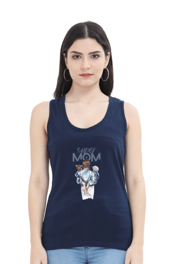 Super Mom Female Tank Top - Image 4