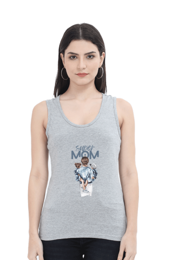 Super Mom Female Tank Top - Image 3