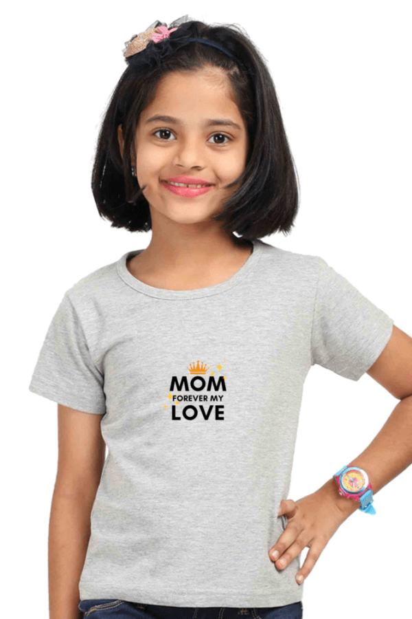 Super Mom Girl Round Neck Half Sleeve Classic - Image 4