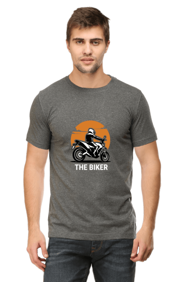 The Biker Male Round Neck Half Sleeve Classic - Image 3