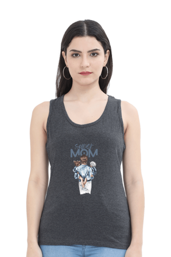 Super Mom Female Tank Top - Image 2