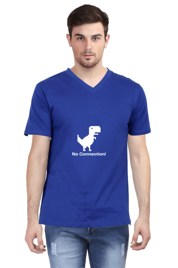 No Connection Male Vneck Half Sleeve