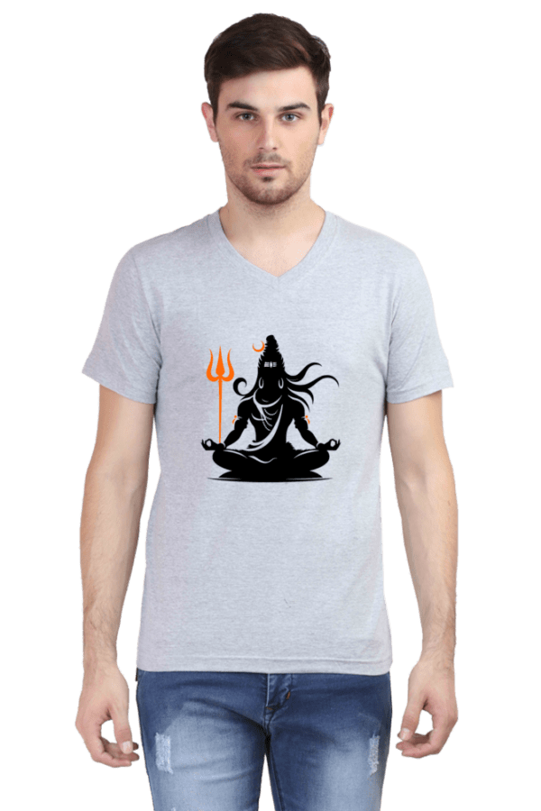 Mahadev Male Vneck Half Sleeve